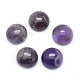 Natural Amethyst Cabochons&nbsp;G-P393-R14-14mm-1