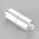 Brass Magnetic Clasps with Loops&nbsp;MC027-S-2