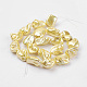 シェルパールビーズ連売り  ナゲット  きいろ  9~28x8~27x7~20mm  穴：1mm  約17~23個/連  15.7インチ（39.8cm）&nbsp;BSHE-K010-08E-1