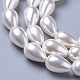 Polished Shell Pearl Beads Strands&nbsp;X-BSHE-L042-A02-2