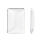 Transparent Rectangle Glass Cabochons&nbsp;GGLA-R025-33x23-1