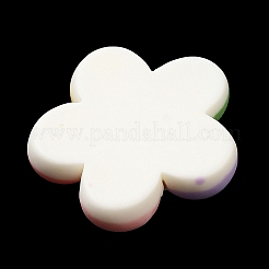 天気テーマの不透明樹脂カボション  花  22.5x22x8mm&nbsp;LS-RESI-I055-02A