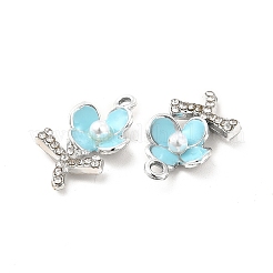 Alloy Rhinestone Enamel Pendants&nbsp;ENAM-K020-01B