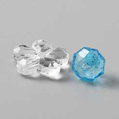 ビンテージ バロック アクリル ビーズ セット  混合形状  ディープスカイブルー  7.5~33x7.5~43x6~12mm  穴：1.5mm&nbsp;MACR-WH0007-77E