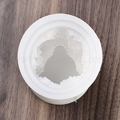 アテナ DIY シリコン キャンドル モールド  レジン型  ホワイト  72.5x130mm&nbsp;SIL-F014-04B