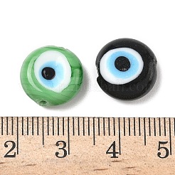 Handmade Evil Eye Lampwork Beads Strands&nbsp;LAMP-G168-05