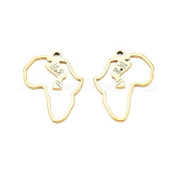Ion Plating(IP) 201 Stainless Steel Pendants&nbsp;STAS-T063-164G