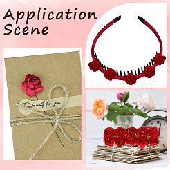 144Pcs Paper Artificial Rose Flower&nbsp;DIY-SP0005-95B