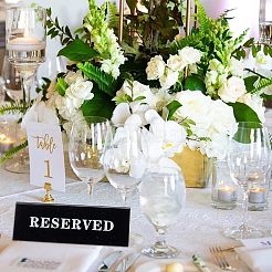 Acrylic Reserved Table Tent Sign&nbsp;LS-AJEW-WH0251-39
