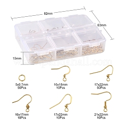 50Pcs 5 Style 304 Stainless Steel Earring Hooks&nbsp;STAS-YW0001-23