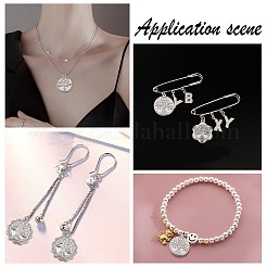 20Pcs 5 Style 304 Stainless Steel Pendants&nbsp;STAS-DC0004-16