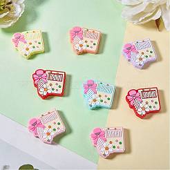 9Pcs 9 Colors Silicone Beads&nbsp;SIL-SZ0003-56
