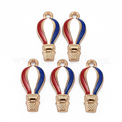 12Pcs 2 Colors Alloy Enamel Pendants&nbsp;ENAM-FP0001-90