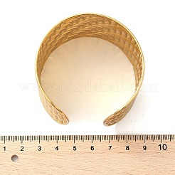 304 Stainless Steel Cuff Bangles for Women&nbsp;BJEW-Z096-05G