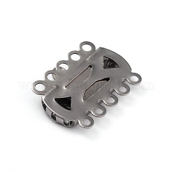 Tarnish Resistant 304 Stainless Steel Box Clasps&nbsp;STAS-H151-17P
