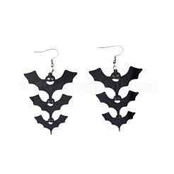 Halloween Bat Acrylic Dangle Earrings&nbsp;FS-WG3D7A4-02