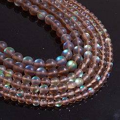 Synthetic Moonstone Beads Strands&nbsp;G-SZ0001-81C
