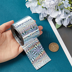 Holographic Laser Shining Bopp PET Plastic Scrapbook Decorative Adhesive Tapes&nbsp;AJEW-WH20010-47C-03
