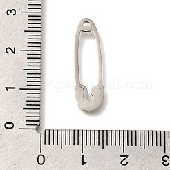 ステンレスペンダント201個  クリップチャーム  ステンレス鋼色  24x7.5x1mm  穴：1.6mm&nbsp;STAS-R136-05P