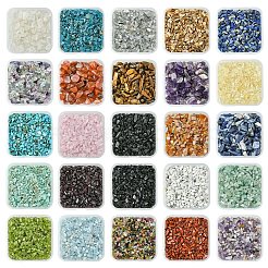 天然黒曜石チップビーズ 50g  穴なし/ドリルなし  3~9x1~4mm&nbsp;G-YW0001-59