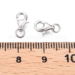 Anti-Tarnish 925 Sterling Silver Lobster Claw Clasps&nbsp;STER-N016-35P