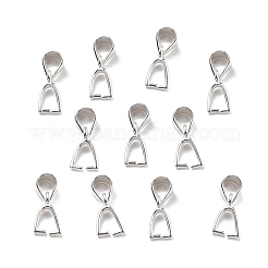 925スターリングシルバーペンダント  アイスピック＆ピンチベイル  スタンプ925個付き  銀  12mm  穴：4mm  ピン：0.7mm&nbsp;STER-S002-77