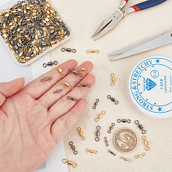 270Pcs 8 Style Brass Fishing Rolling Bearing Connector&nbsp;FIND-FH0002-80