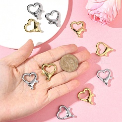 10Pcs 2 Colors Alloy Lobster Claw Clasps&nbsp;FIND-YW0009-35