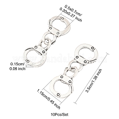 10Pcs Tibetan Style Alloy Links/Connectors&nbsp;TIBE-YW0001-91