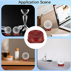 18Pcs Wood Decoration Accessories Display Bases for Gemstone&nbsp;DJEW-CN0001-55