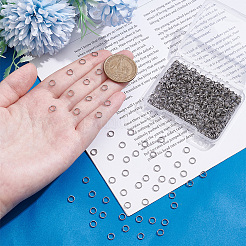 500Pcs Non-Tarnish 304 Stainless Steel Split Rings&nbsp;STAS-UN0065-26P-01