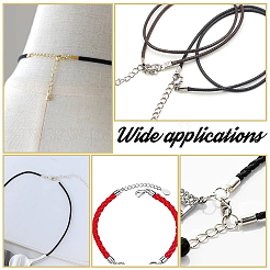 400 個 4 色鉄折りたたみカシメエンドパーツ  ミックスカラー  12x5x4.5mm  穴：1mm  内径：4.5mm  100個/カラー&nbsp;IFIN-PH0002-27