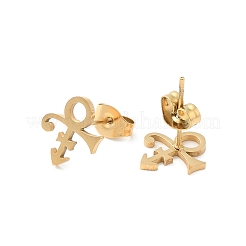 304 Stainless Steel Stud Earrings&nbsp;EJEW-K285-02G