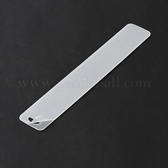 透明な空白のアクリルブックマーク  透明  長方形  151x25x1mm  穴：10.5x4mm&nbsp;DIY-WH20007-63A