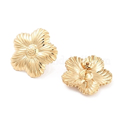 女性用 316 サージカルステンレス スタッドピアス  18KGP本金メッキ  スター  24x25mm&nbsp;LS-STAS-M062-02G-C