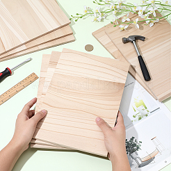 長方形の木製ブレーカーボード  空手ショーのトレーニング用  パパイヤホイップ  30x20x0.7cm&nbsp;WOOD-WH0131-02A-1