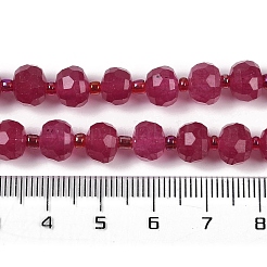 Natural Dyed White Jade Beads Strands&nbsp;G-H057-A22-16