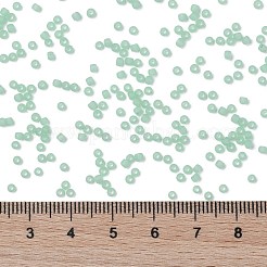 トーホー 11/0ラウンドビーズ  日本製シードビーズ  （144f）セイロンフロストセロリ  2.2mm  穴：0.8mm  約1110PCS /ボトル  10 G /ボトル&nbsp;SEED-JPTR11-0144F