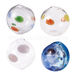 4Pcs 4 Colors Transparent Glass Beads&nbsp;GLAA-TA0003-98