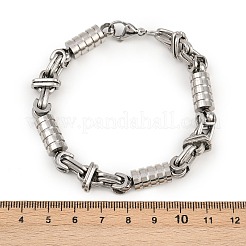 201 Stainless Steel Link Chain Bracelets for Men Women&nbsp;BJEW-B143-08