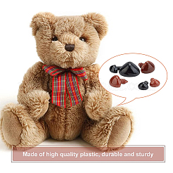 200 Sets 20 Style Triangle Plastic Safety Craft Noses&nbsp;FIND-FH0006-74