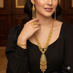 Women's Alloy Filigree Bracelets & Earrings & Necklaces & Rings Sets&nbsp;HQ9335
