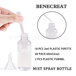 60ml Transparent PET Plastic Refillable Spray Bottle&nbsp;MRMJ-BC0001-51