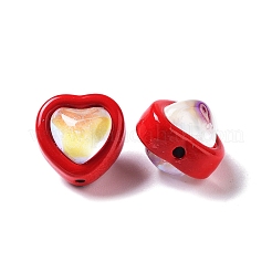 Spray Painted Alloy Bead&nbsp;PALLOY-H134-27A