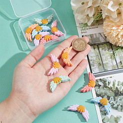 Wing Food Grade Eco-Friendly Silicone Focal Beads&nbsp;SIL-NB0001-43