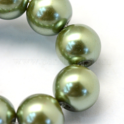 Baking Paint Glass Pearl Bead Strands&nbsp;X-HY-Q003-3mm-49