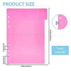 PP Binders Index Divider Sheets&nbsp;AJEW-WH0651-42