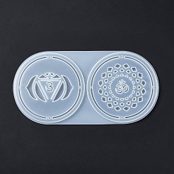 Meditation Yoga Pendants Cup Mat Silicone Molds&nbsp;LS-DIY-B056-02A