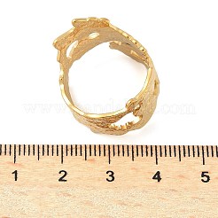 304 Stainless Steel Open Cuff Rings for Women&nbsp;RJEW-U060-01I-G