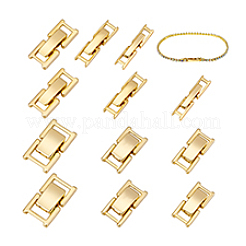 6 Style Brass Watch Band Clasps&nbsp;KK-PH0013-20